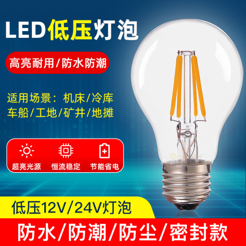 夜市摆摊灯低压12V24V球泡直流