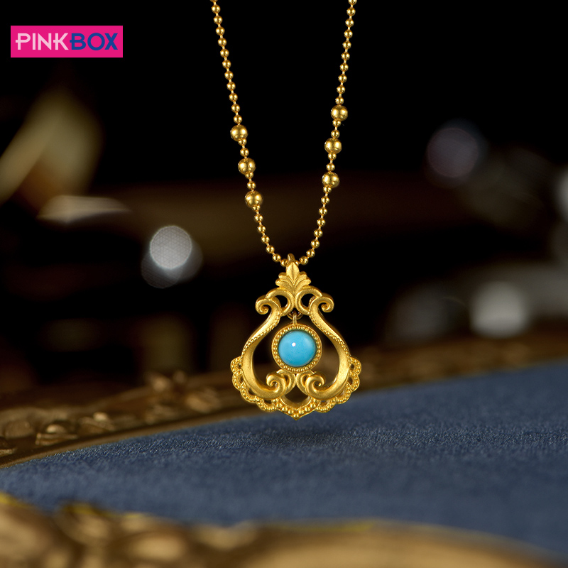 PINKBOX/娉饰珠宝敦煌黄金吊坠