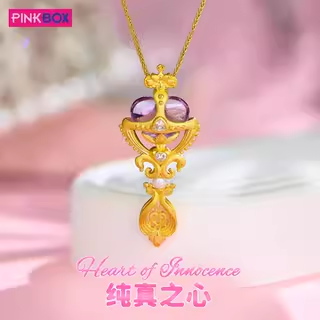 PINKBOX/娉饰 美少女系列新品纯真之心权杖摆件