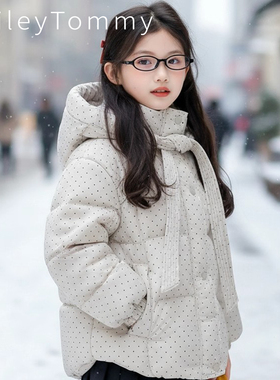 英国Riley Tommy儿童加厚连帽羽绒服冬装加绒保暖男童女童羽绒服