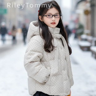 英国Riley 加绒保暖男童女童羽绒服 Tommy儿童加厚连帽羽绒服冬装