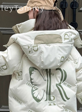 英国Riley Tommy儿童连帽羽绒服冬季儿童冬装加厚白鸭绒保暖外套