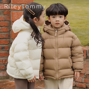 英国Riley Tommy儿童羽绒服三防男女童加厚外套宝宝冬季衣服冬装
