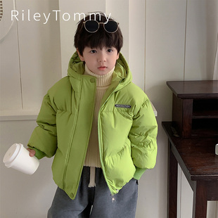 英国Riley Tommy男童羽绒服冬季2025新款三防外套加厚儿童羽绒服