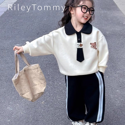英国RileyTommy新款女童秋装套装