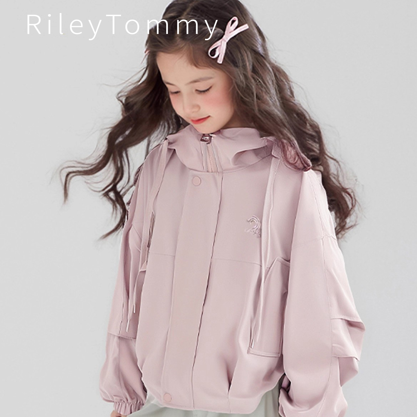 英国RileyTommy女童春秋款冲锋衣
