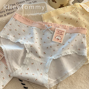亲肤透气三角短裤 10A全棉抗菌裆女款 Tommy少女纯棉内裤 英国Riley