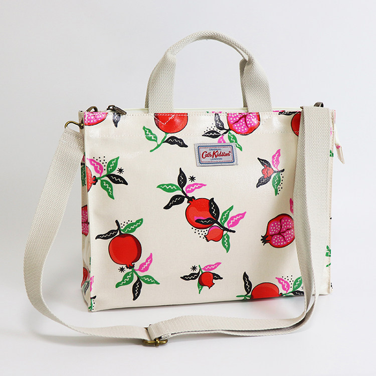 Cath Kidston英国防水印花帆布女单肩包上班通勤斜挎包轻便手提包