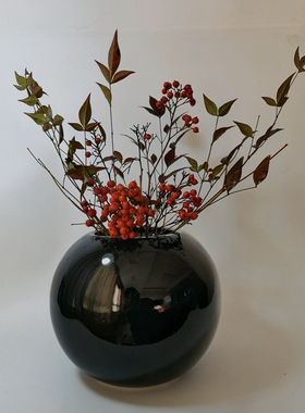 80年代出口陶瓷大圆融水洗茶洗水方水盂渣斗建水2100cc红白黑蓝色