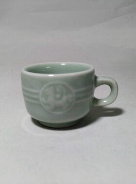 茶盅青瓷品茗杯瓷双面图案