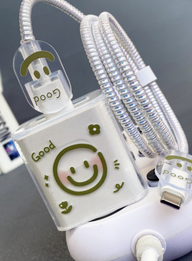 适用华为荣耀X50 X50i X40 X40i数据线保护套35W40W充电器缠绕线