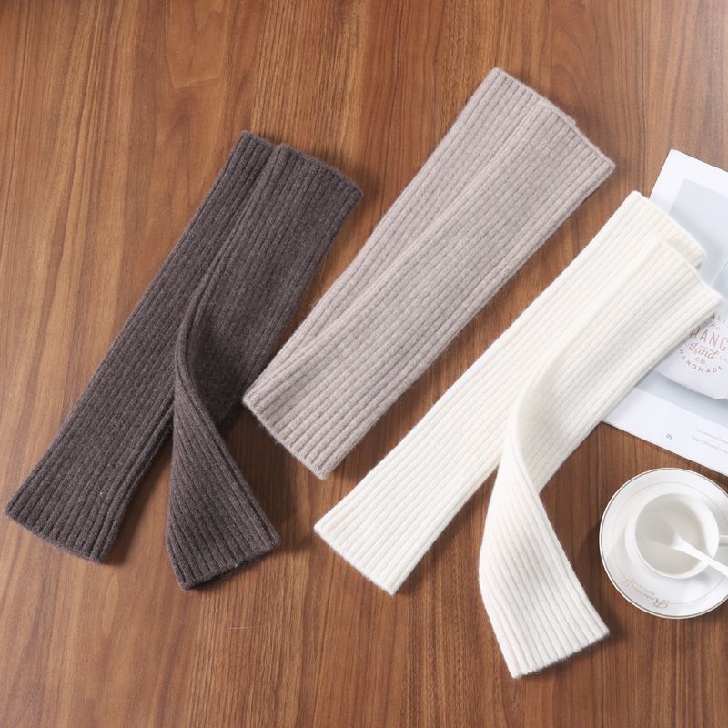 秋冬100%纯羊毛加长护胳膊女针织加厚保暖护袖套护手臂假袖子护肘