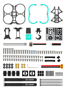 鲨伯Sub250 穿越机 Dollyfly25 机架配件