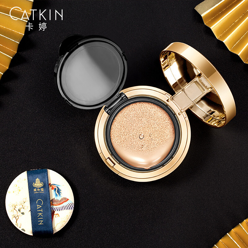 11.23 卡婷气垫BB颐和园联名气垫BB霜遮瑕隔离保湿补水cc霜粉底液