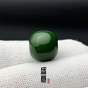 雪巴琉璃珠老型桶珠军绿菜籽黄料腰珠顶珠单珠星月菩提绿松石配珠