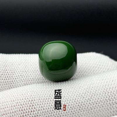 雪巴琉璃珠老型桶珠军绿菜籽黄料腰珠顶珠单珠星月菩提绿松石配珠