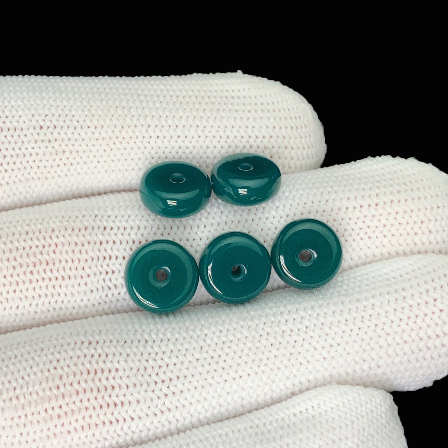 雪巴琉璃圆隔片腰珠星月配饰