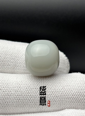 雪巴琉璃珠银灰色老型桶珠腰珠顶珠单珠星月菩提松石配珠