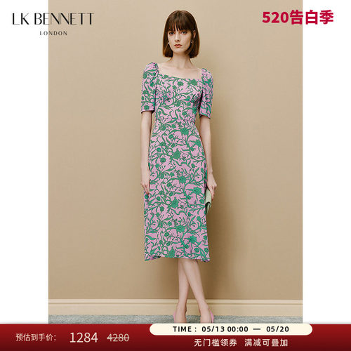 lkbennett优雅A字型连衣裙