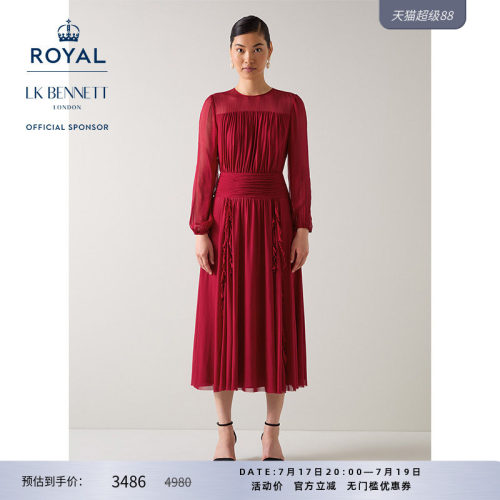 LK赛马会优雅重工礼服裙大裙摆