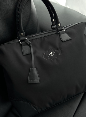 CATSSTAC 暗夜手缝尼龙托特邮差包 手提包男款大容量