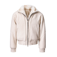 CATSSTAC 破锋羊毛座山雕 立领设计 轻奢质感 立体挺阔 秋冬保暖