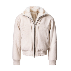 CATSSTAC 破锋羊毛座山雕 立领设计 轻奢质感 立体挺阔 秋冬保暖