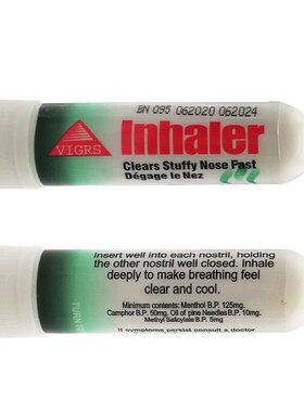 Inhaler 吸入棒提神醒脑濞塞痒清洁 跨境