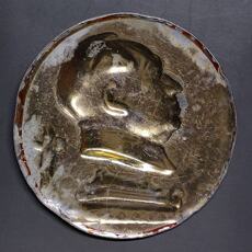 Сувенирные значки, Медали 毛主席像章 尺寸12 厘米大章