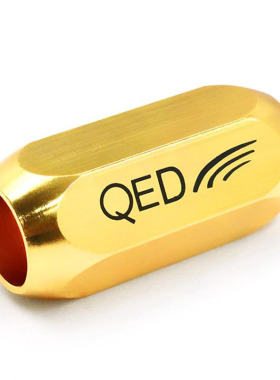 铝合金外壳QED音响线磁环线套hifi发烧RCA信号线对录线平衡线配件