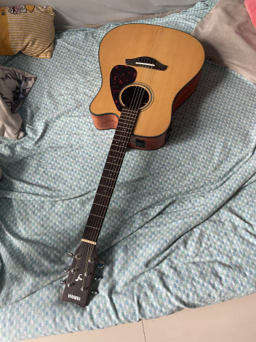 雅马哈FGX800C二手电箱F600单板民谣吉他FGX83瑕疵YAMAHA老款41寸