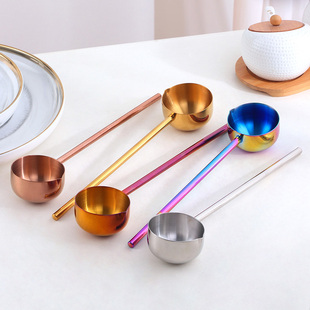 泼油勺子长柄家用304不锈钢汤勺烧油迷你热油小锅神器炝淋油专用