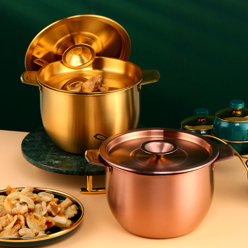 304不锈钢油盆带特厚家用厨房