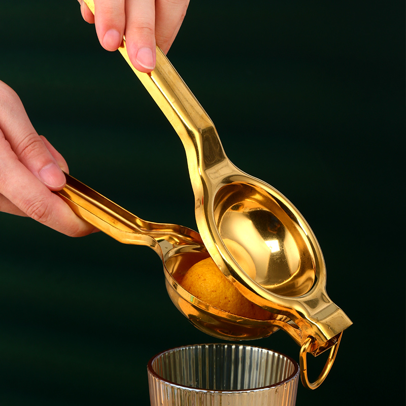 带耳柠檬榨汁器手动柠檬挤压器