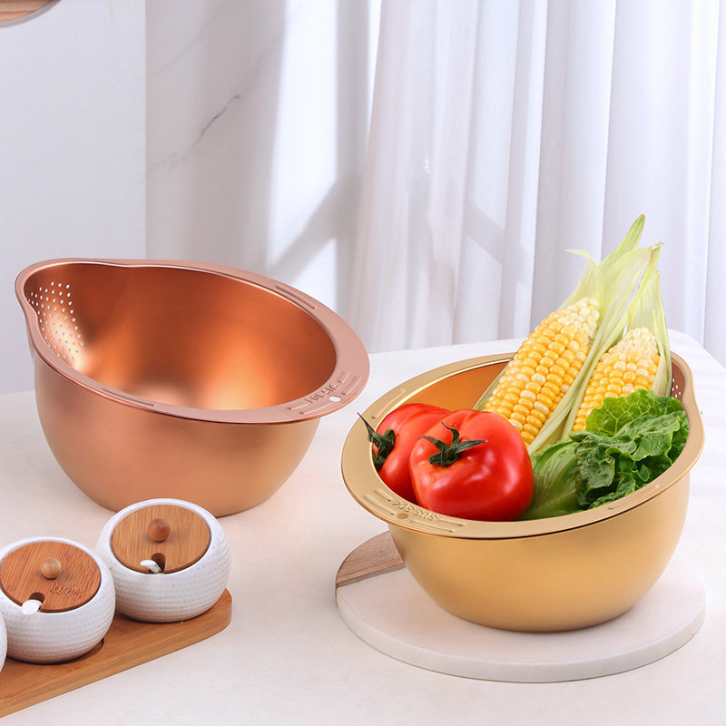 304不锈钢淘米盆食品级漏盆家用厨房洗米筛洗菜果蔬沥水滤水篮子,餐饮具,洗菜盆/沥水篮/漏水筛,淘宝优惠券,粉丝福利购,淘宝优惠卷