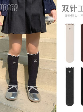 儿童小腿袜子春秋款女孩长筒袜