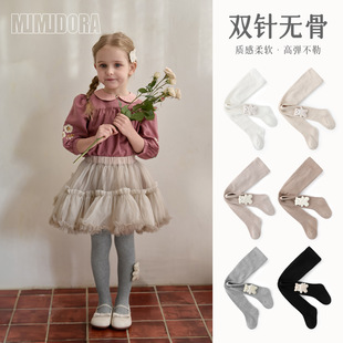 4岁宝宝连裤袜春款女童连体袜儿童打底裤配裙子小童打底袜春外穿5