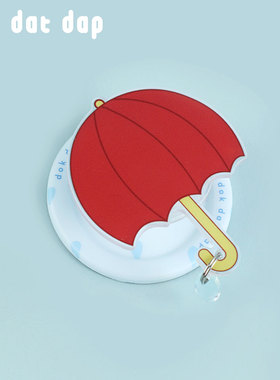 dokdatdap原创雨伞磁吸手机支架个性趣味吊坠可爱磁吸支架小众款