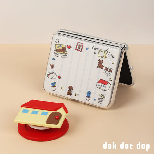 dokdatdap居家小狗华为Pura X手机壳可爱个性磁吸适用华为Pura X折叠手机保护套新款小众原创趣味创意防摔壳