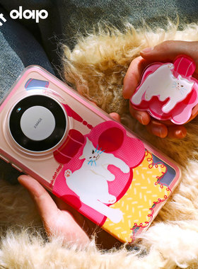 dokdatdap慵懒猫咪华为Mate60pro手机壳个性可爱新款适用华为MATE60保护套全包防摔小众原创磁吸手机壳mate60