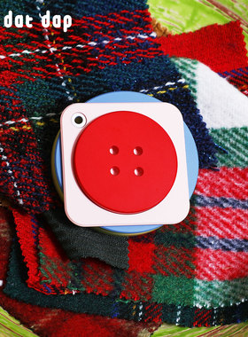 dokdatdap原创纽扣旋转镜子磁吸手机支架个性可爱磁吸支架小众