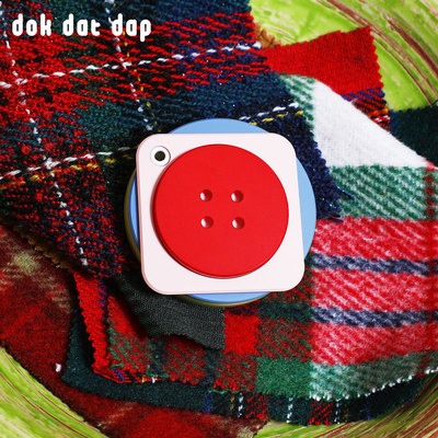 dokdatdap原创纽扣旋转镜子磁吸手机支架个性可爱磁吸支架小众