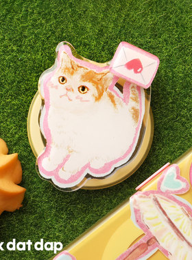 dokdatdap原创猫咪来信磁吸手机支架个性趣味磁吸支架小众可爱
