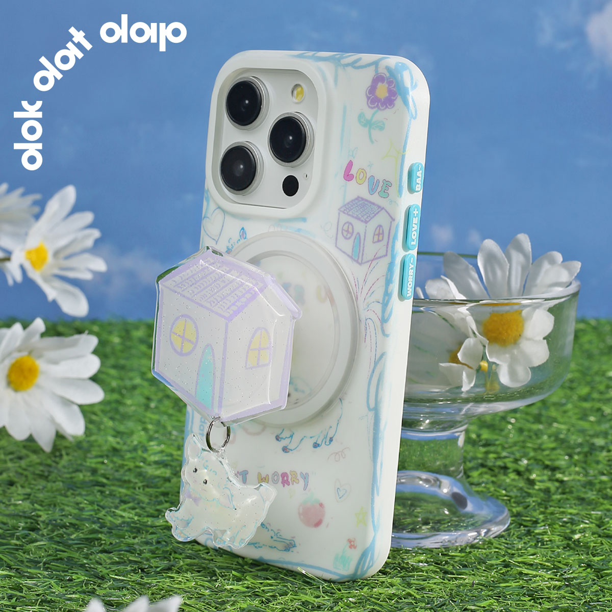 苹果iPhone15插画可爱