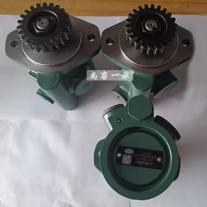 适用解放J6方向助力泵 J6P方向机转向助力泵 JH6J6L齿轮泵 J6配件