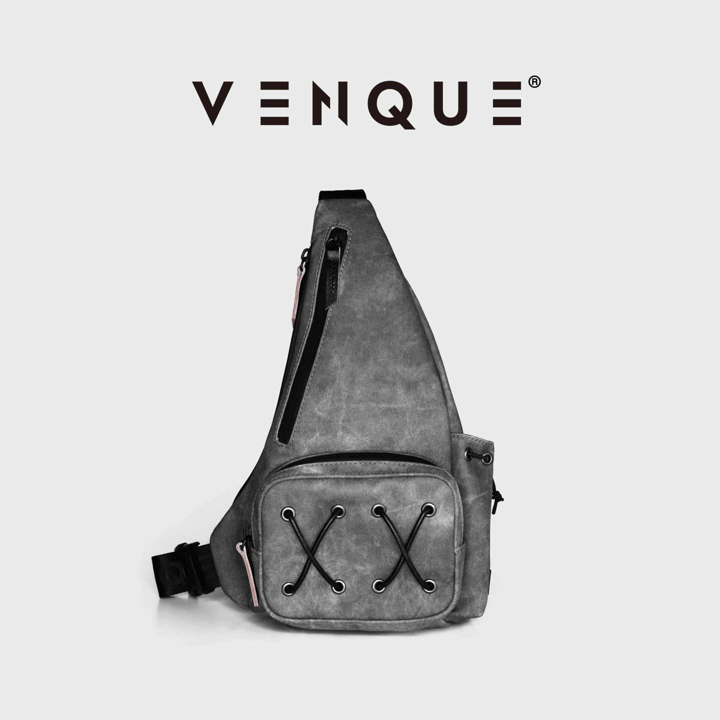 VENQUE范克小众复古斜挎包