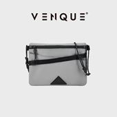 VENQUE范克户外旅行斜挎包男单肩高级感便携小挎包女迷你手机小包