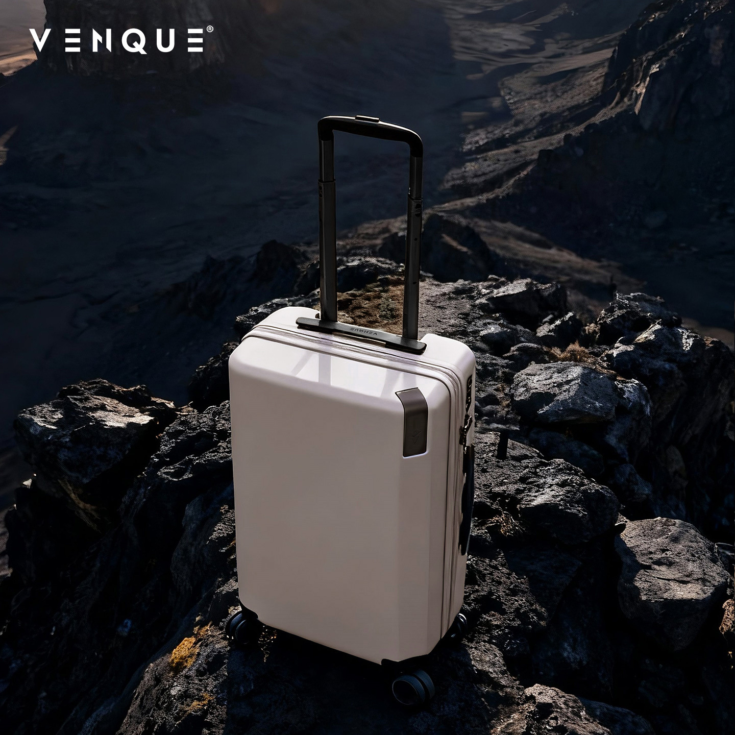 VENQUE范克轻便登机行李箱20寸拉杆箱万向轮简约设计旅行箱密码箱