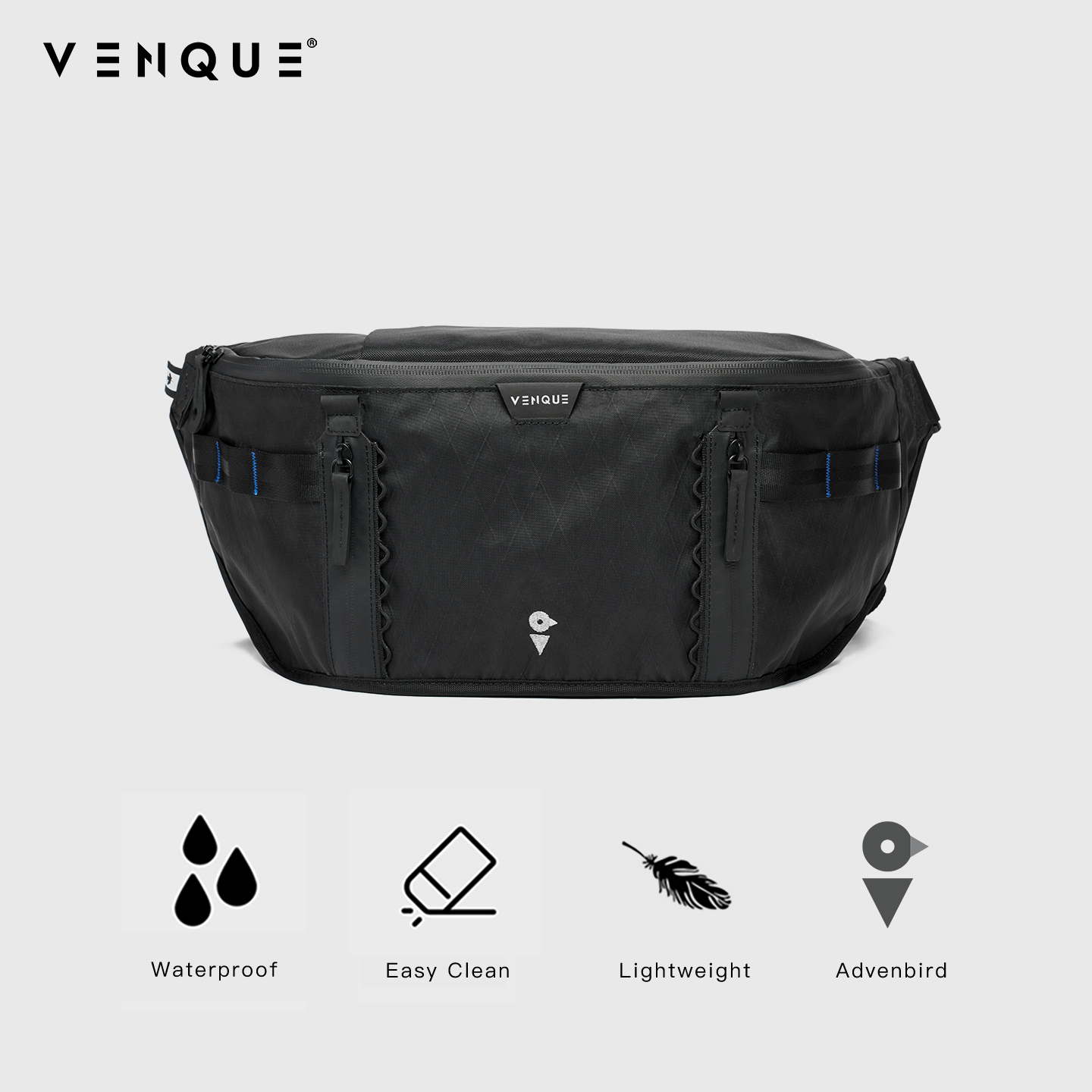 VENQUE范克男士斜挎包户外旅行