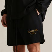 24FALL潮牌复线ESSENTIALS Sharkface美式 夏季 FOG 宽松短裤 男女